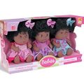 BONECA BABIES EXPRESSÕES NEGRAS  (BEE TOYS)